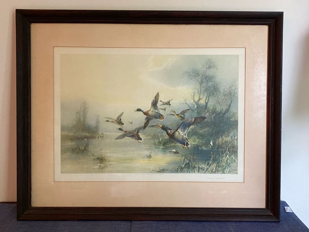 A Frosty Morning Print