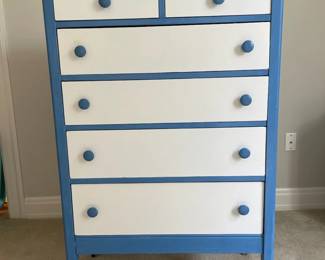 Six Drawer Dresser Storage Cabinet For Bedroom