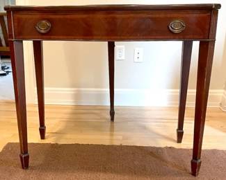 Mahogany Console Game Table