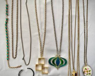 Retro Pendants and Chains
