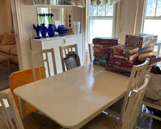 glass, crystal, furniture, games, collectibles