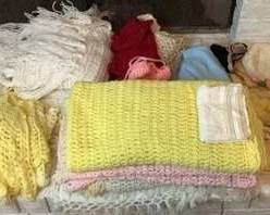 Crocheted Baby Blankets and Clothing