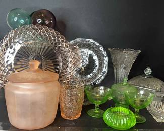 Uranium and Pink Depression Glass