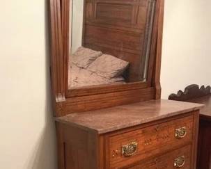 Antique Dresser with Mirror
