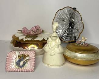 Trinket Boxes and Figure