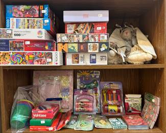 puzzles, toys