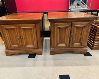 End tables with storage