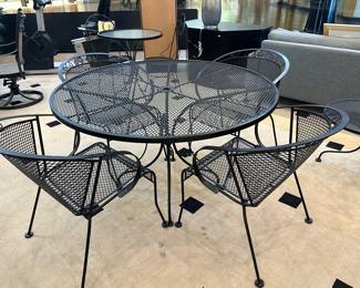 wrought iron patio set