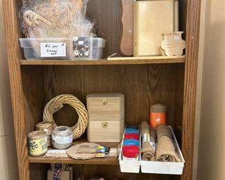TONS OF CRAFTING SUPPLIES!  Scrapbooking, wood working, painting, jewelry making, sewing, card making, etc.
