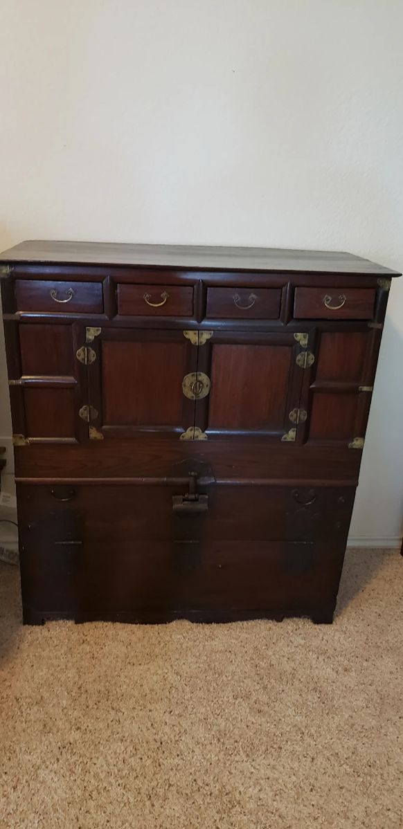 Korean chest about 120 years old  $900