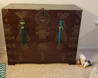 large antique Korean chest $1500