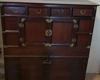 Korean chest about 120 years old  $900
