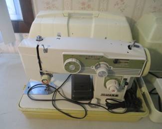 White sewing machine 