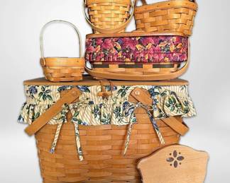 Five Longaberger Baskets