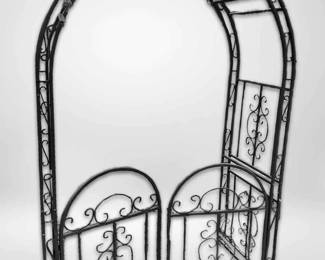 Arched Metal Garden Gate