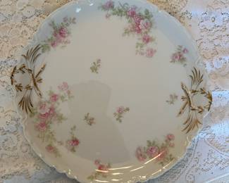 Haviland Limoges floral design round platter.