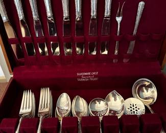 Towle "Candlelight" sterling flatware.