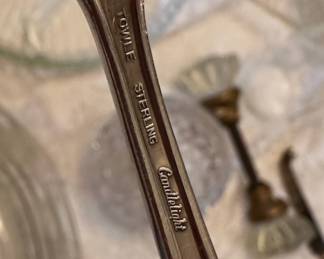 Towle "Candlelight" sterling flatware.