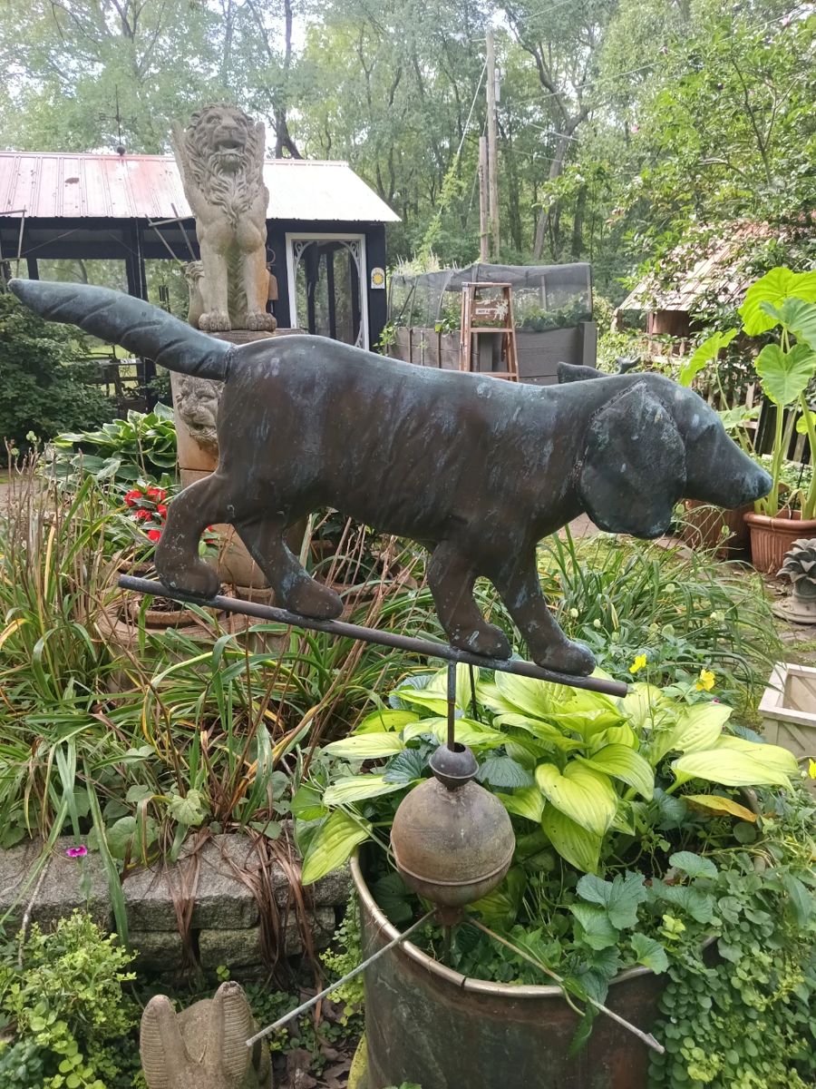 Copper weather vanes