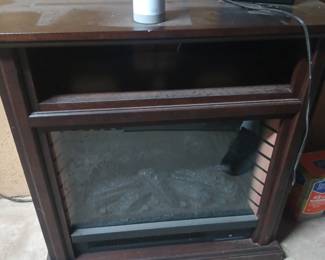 Working electric fireplace