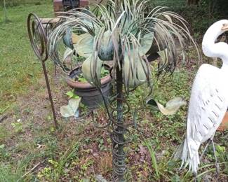 Handmade Copper spinning sprinkler...so cool!