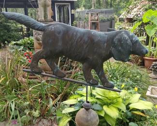 Copper weather vanes