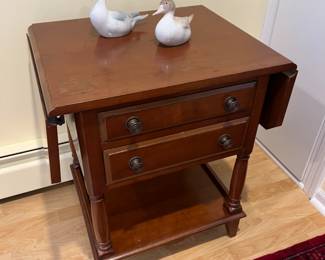 Small drop leaf stand