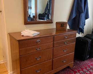 Dresser and mirror. 