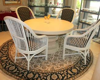 Round Kitchen Table, 4 Frontgate Table Chairs 