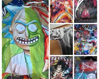 Lots of the 100+ AWESOME HOODIES! ALL sizes  