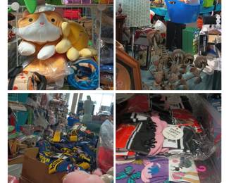 Plushies, Stuffies, Star Wars boxers, Human and Puppy Socks! Huge amount of Amazon New stock!