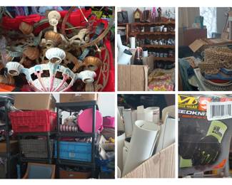 Antique Lighting parts and complete lighting Chandelier Fixtures. Vintage 70's style hanging shell Decor, Vintage poster collection, Vintage and collectable decorative decor. New Protective work gloves