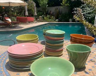 Bauer Pottery , assorted prices