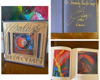 The Eye of the Muse, art book signed by the artist Balás Szabo, $20