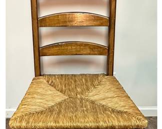 4 - Marshall Fields Ladder Back Solid Straw Bottom, 