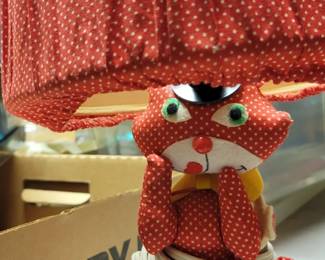Vintage cat lamp