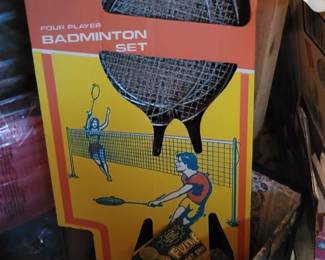 New old stock badminton set
