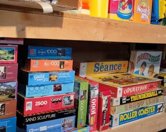 Vintage puzzles and games 
