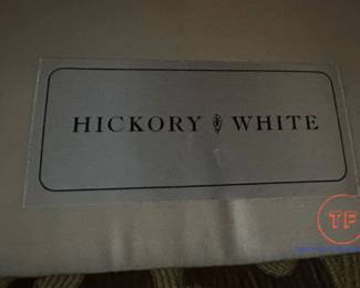 Hickory & White Wingback Armchair 
