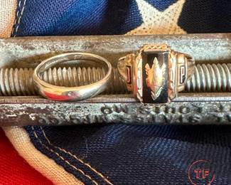 14KT GOLD Men's Rings