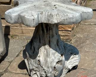 Teakwood Outdoor Toadstool Side Table