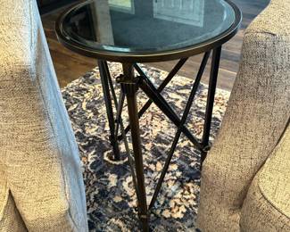 Ballard Designs Olivia Mirrored Side Table