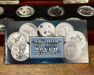 2018 Magnificent Seven SILVER Coin Set