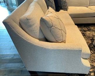 BERNHARDT Larson 3 Piece  Sectional Sofa in Merion White
