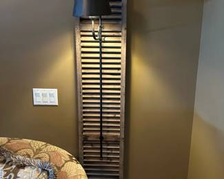 Melrose Shutter Lamp Light Wall Fixture