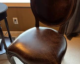 Pottery Barn Distressed Leather Chair