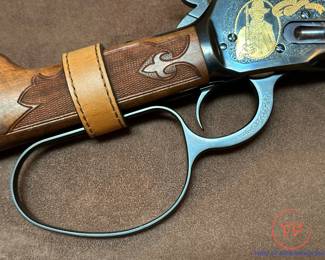 JOHN WAYNE 100th Anniversary CUSTOM Grade Winchester Model 1892 Mounted in Custom Shadowbox