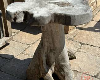 Teakwood Outdoor Toadstool Side Table