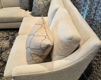 BERNHARDT Larson 3 Piece  Sectional Sofa in Merion White
