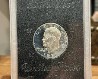 1971 SILVER Eisenhower Proof Dollar
